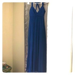 Blue prom dress BCBGMaxazria